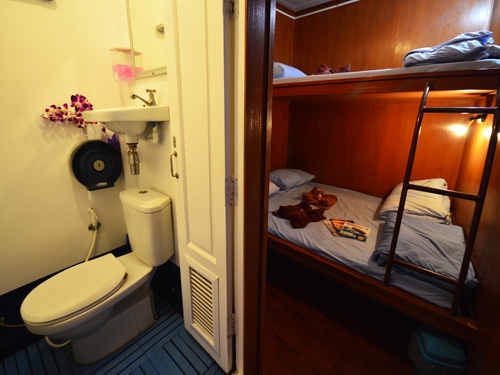 Cabines climatisées 2 lits salle-de-bain privee manta queen3