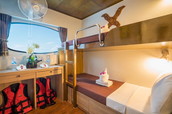 pawara deluxe cabin croisière plongée Thaïlande