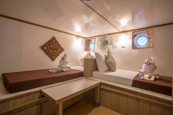 croisière plongée Thaïlande, pawara double cabin